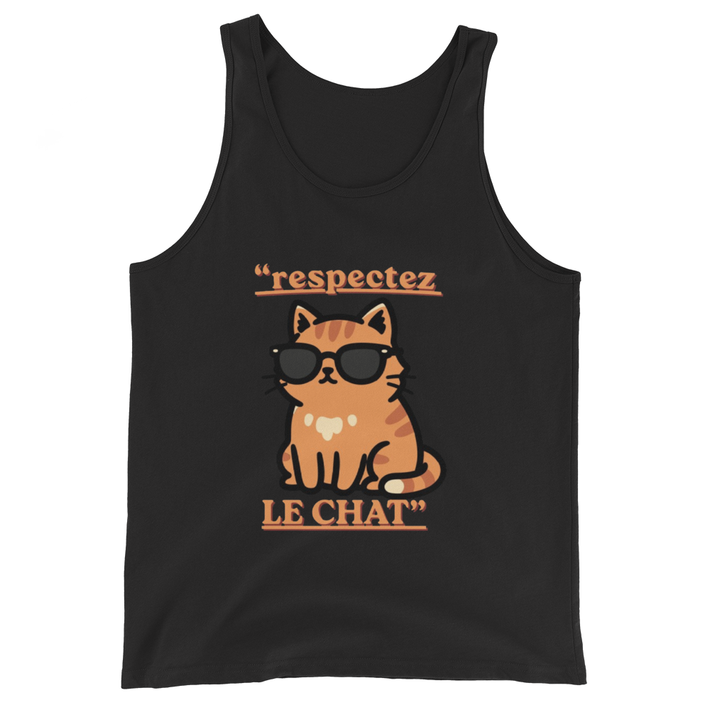 Chat à lunettes - Respectez le chat