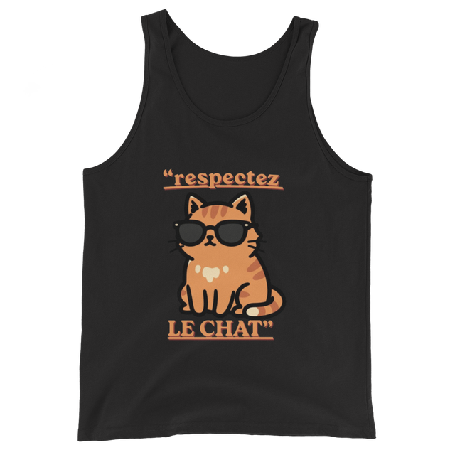 Chat à lunettes - Respectez le chat