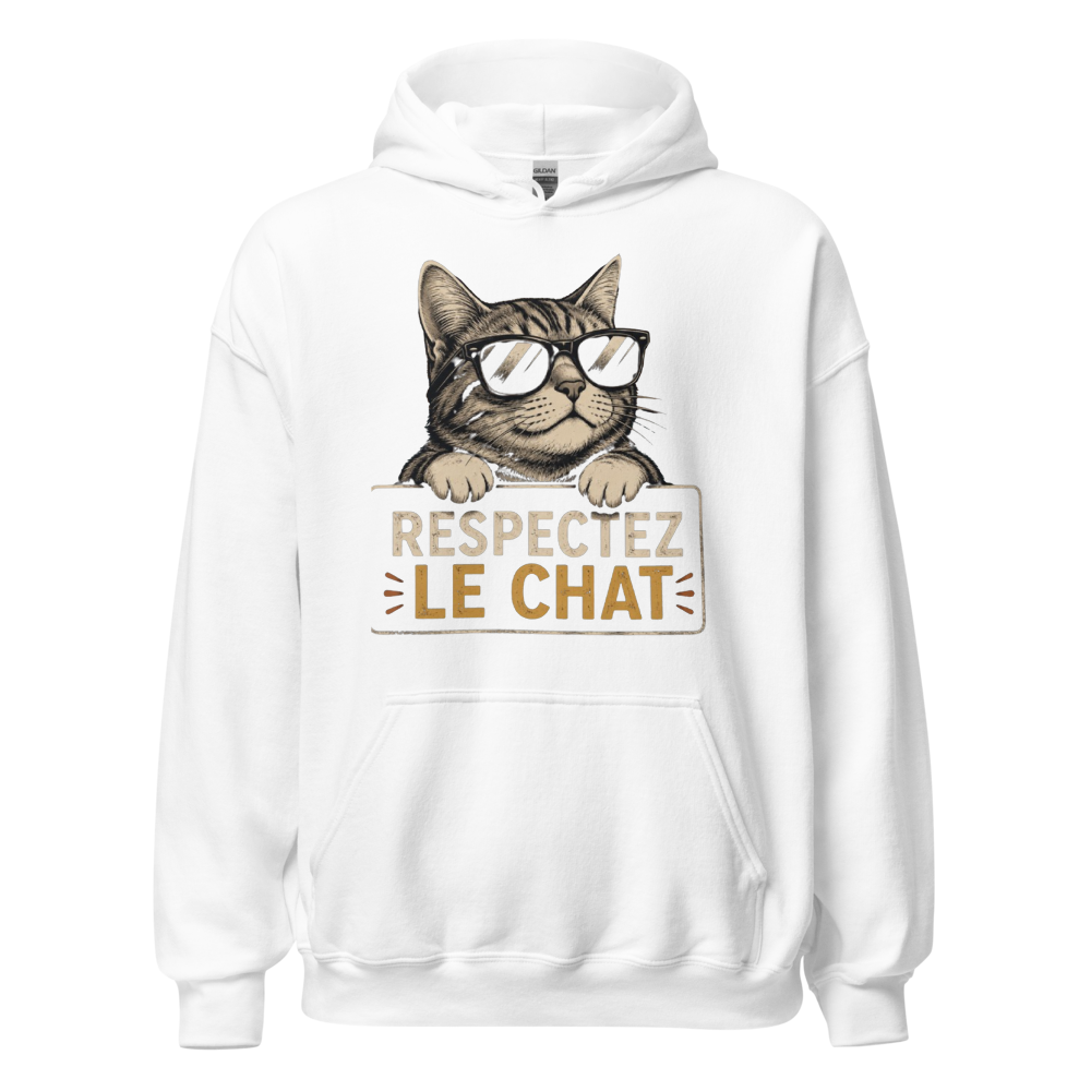 Illustration chat lunettes de soleil humour drôle!
