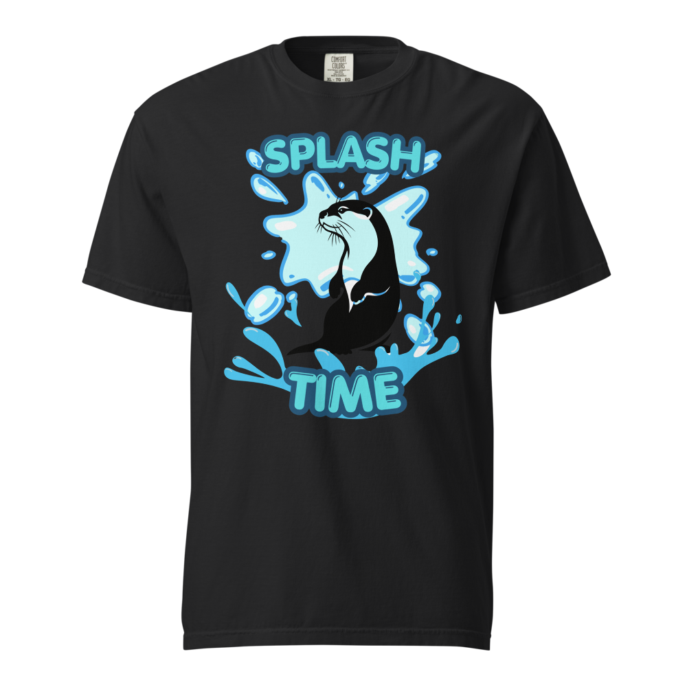 Loutre Splash Time –  humoristique éclaboussure