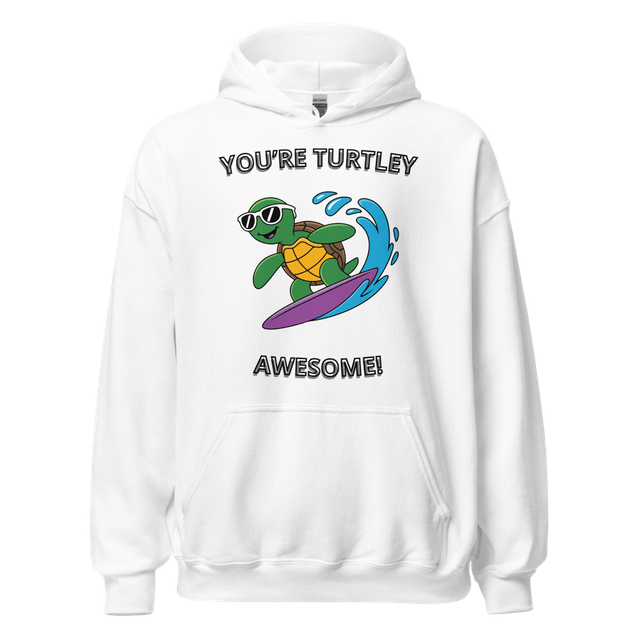 Funny Surfing Turtle with Sunglasses – turtley
