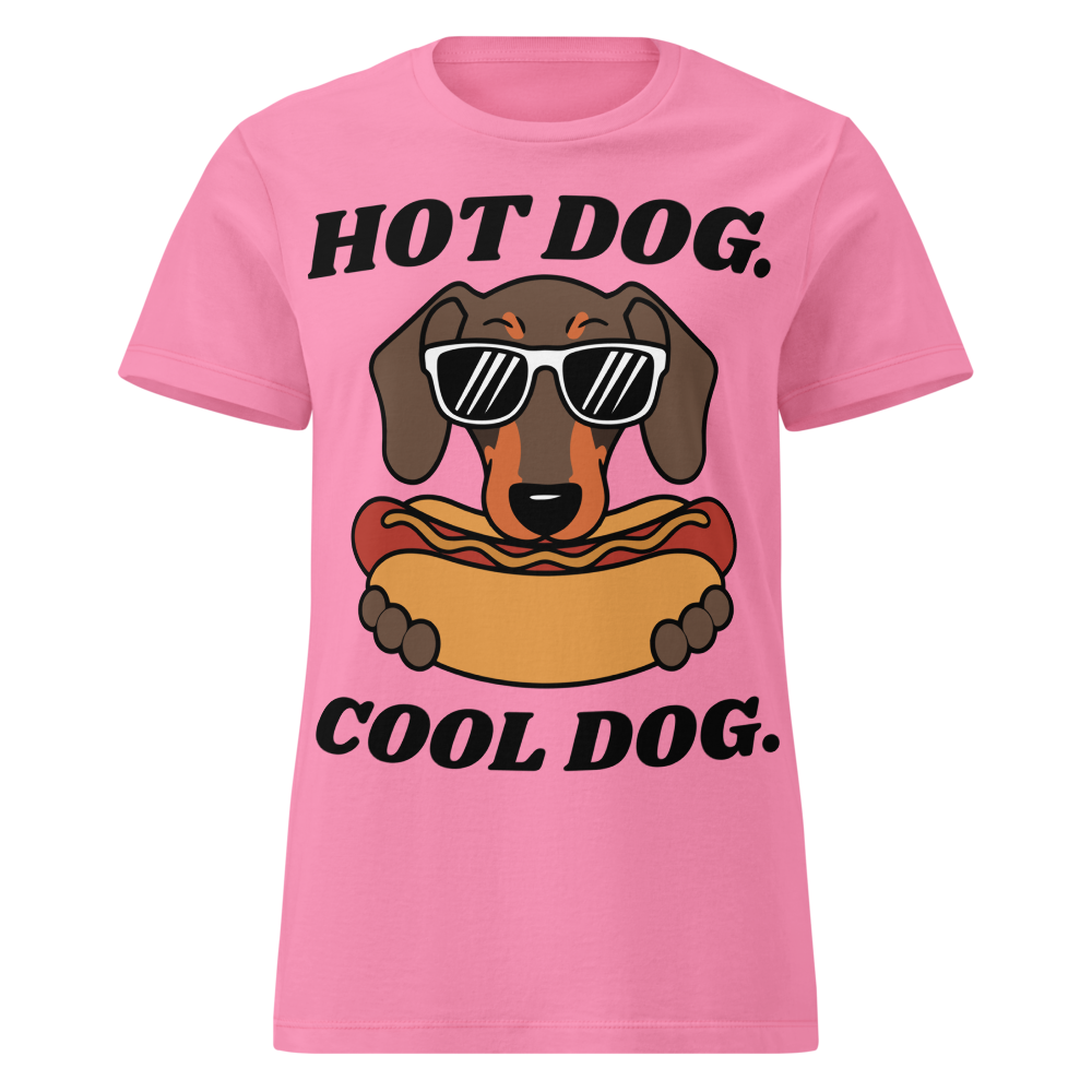 Hot Dog Cool Dog – Funny Dog with Sunglasses & Hot