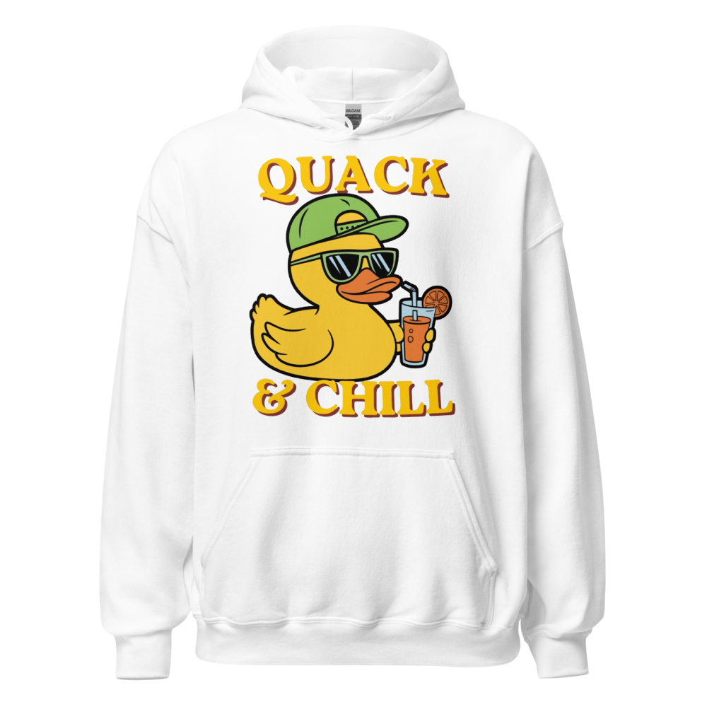 Canard heureux en vacances quack & chill-funny