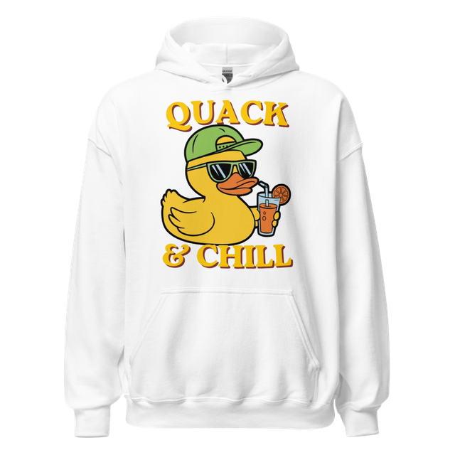 Canard heureux en vacances quack & chill-funny