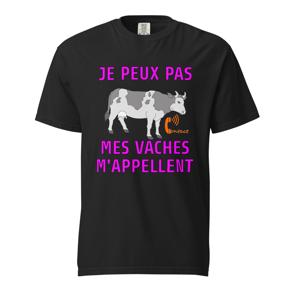 Funny Cow Shirt I Can't My Cows Need Me Gift