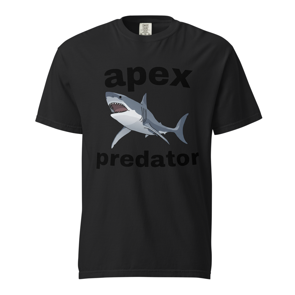 Illustration Requin - Apex Predator Humor Design
