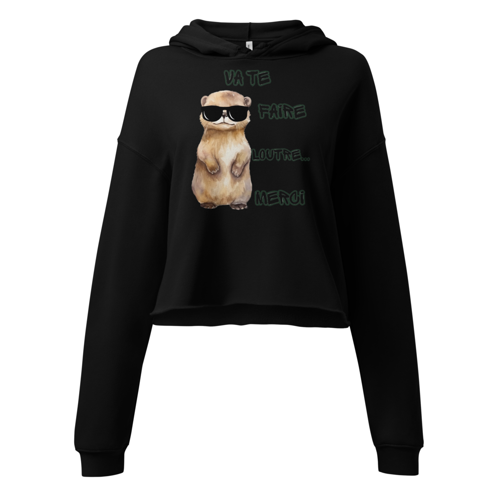 Loutre debout avec lunettes de soleil," design fun