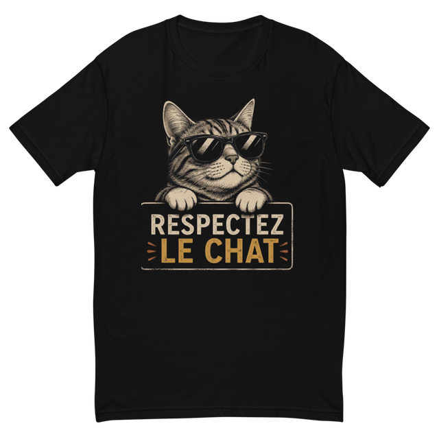 Illustration chat lunettes de soleil humour drôle!