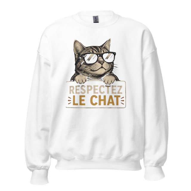 Illustration chat lunettes de soleil humour drôle!