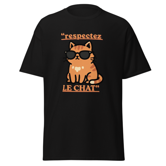 Chat stylé avec lunettes de soleil - humour fun !