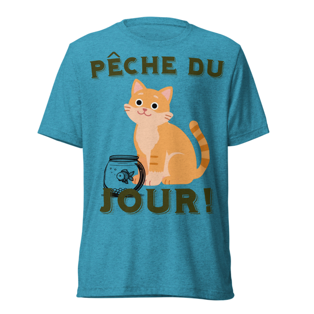 Chat et aquarium – Pêche du jour drôle déco