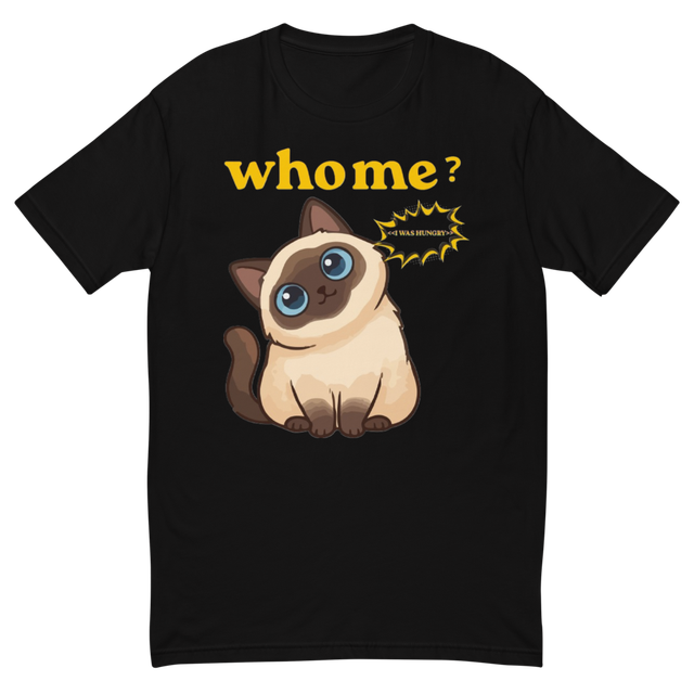 Who, Me? I Was Hungry – Funny Cute Cat T-Shirt