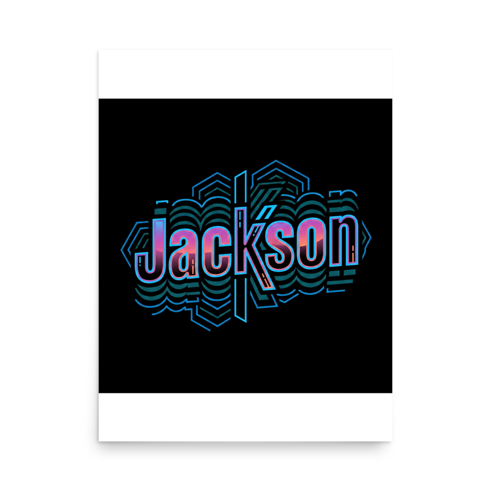 Jackson Enhanced Matte Paper Poster