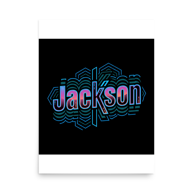 Jackson Enhanced Matte Paper Poster