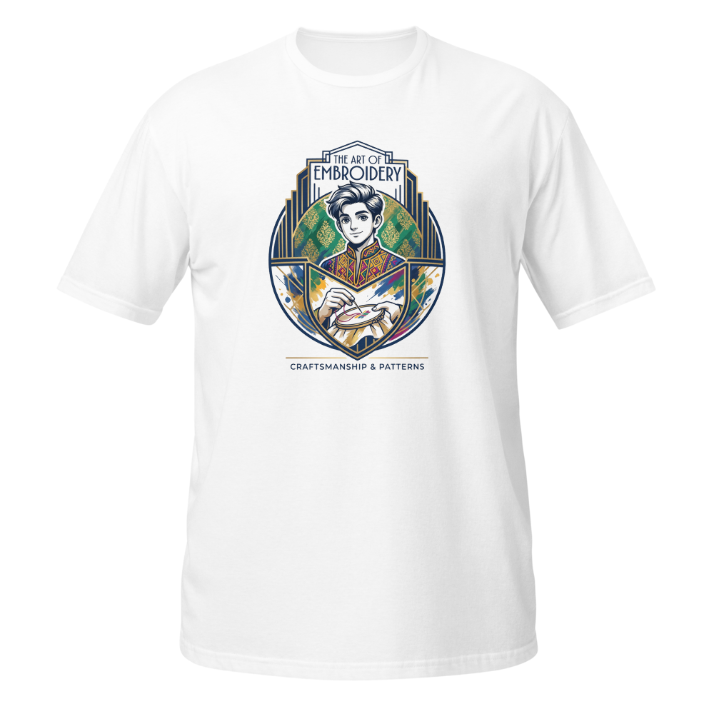 Circle neck t-shirt with half sleeves 