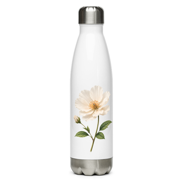 Floral Stainless Steel Water Bottle.