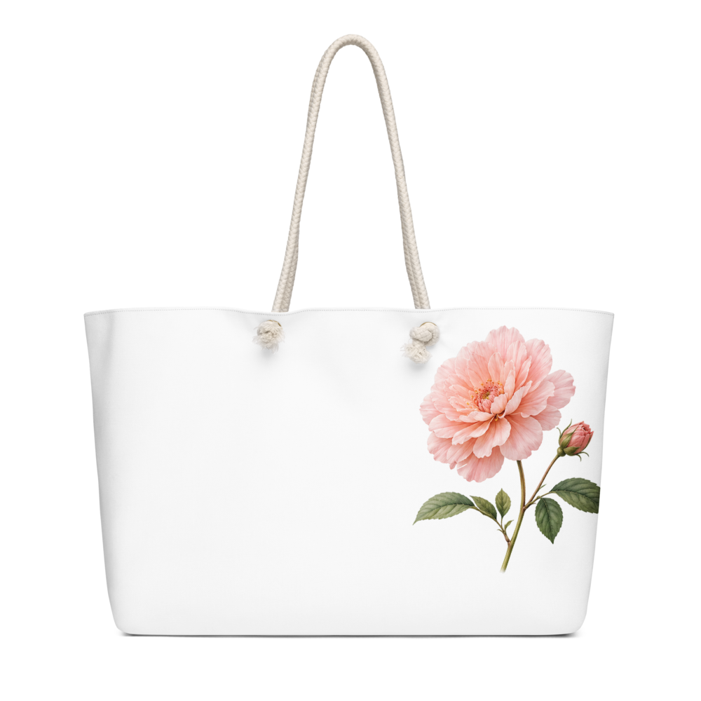 Elegant Floral Weekender Bag | Botanical Travel.