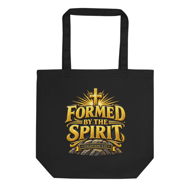 FORMED BY THE SPIRIT – Galatians 5:25 Tote Bag