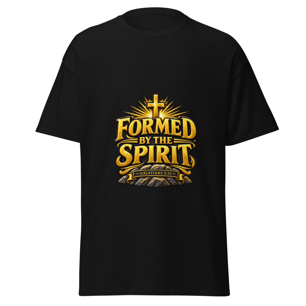 FORMED BY THE SPIRIT – Galatians 5:25 Christian T-