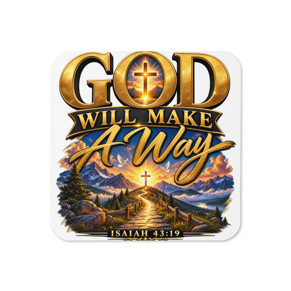 GOD WILL MAKE A WAY – Isaiah 43:19 Coaster