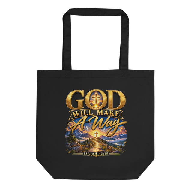 Christian Tote Bag, Faith Bag, Isaiah 43:19, God W