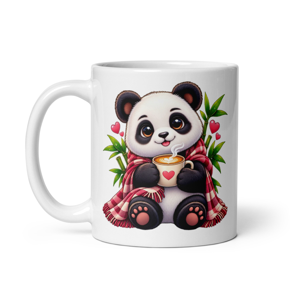 Cute Kawaii Panda Coffee Mug Premium Gift Design