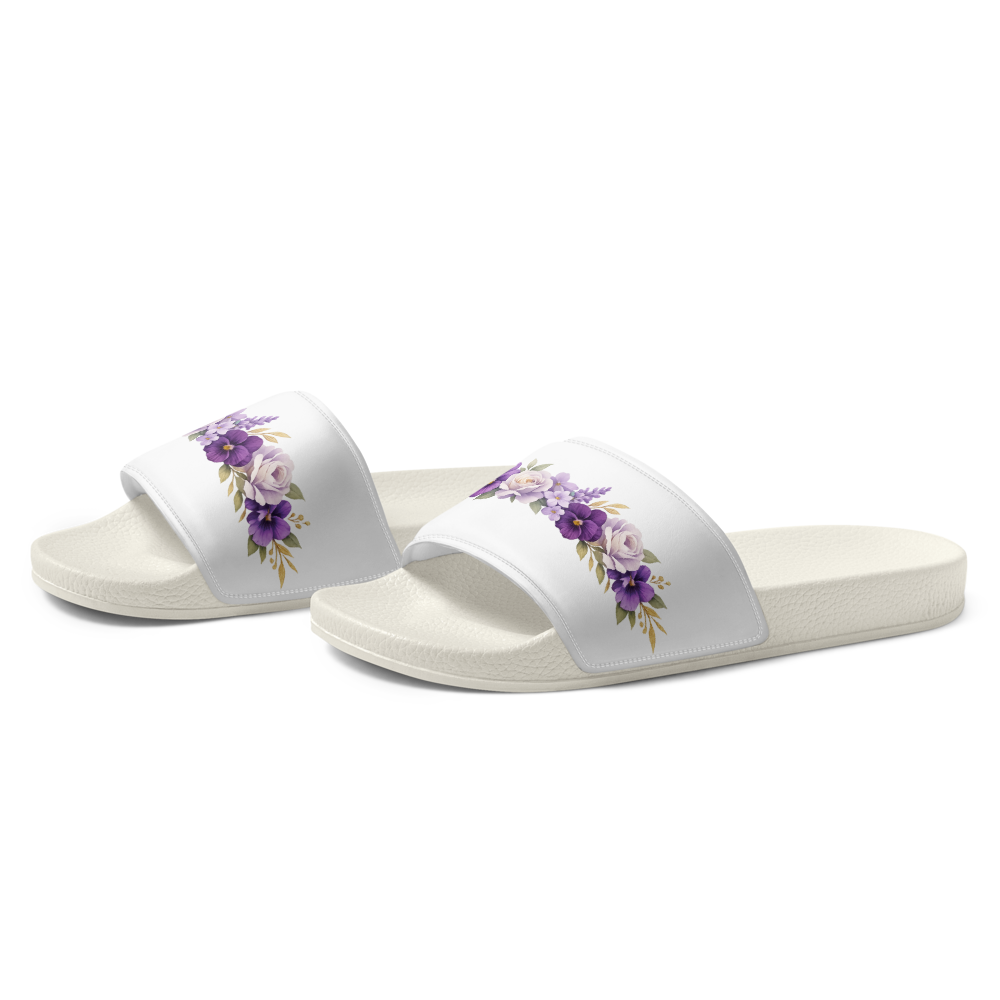 VIOLET ÉCLAT —  Floral Women slides 