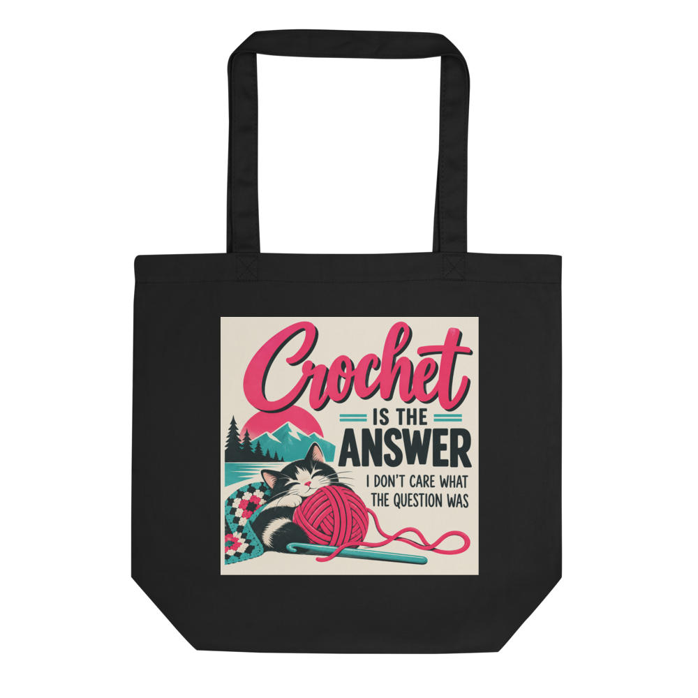 Crochet Is the Answer Tote