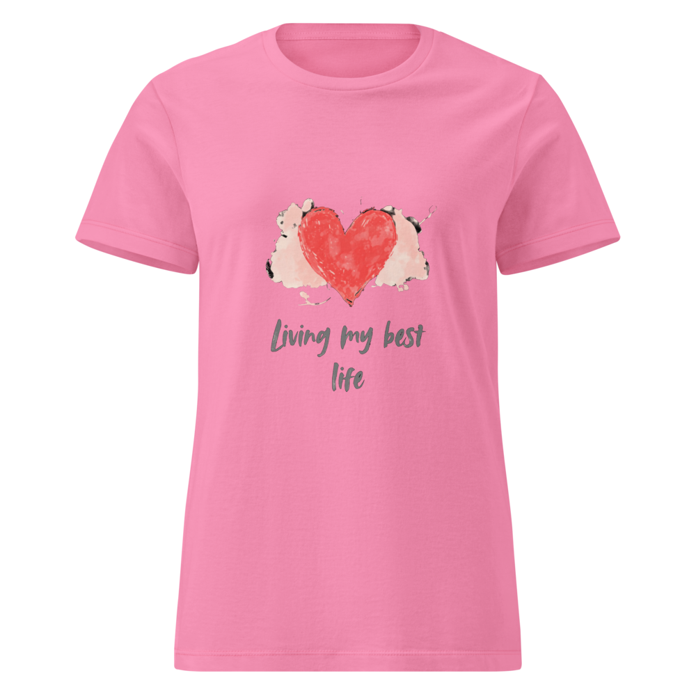 Women’s living my best life tshirt