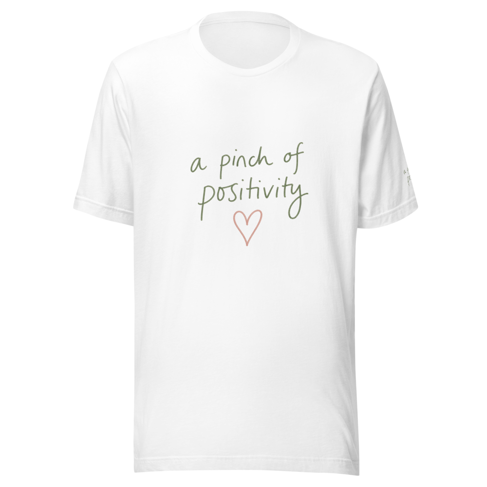 Pinch of positivity basic tee