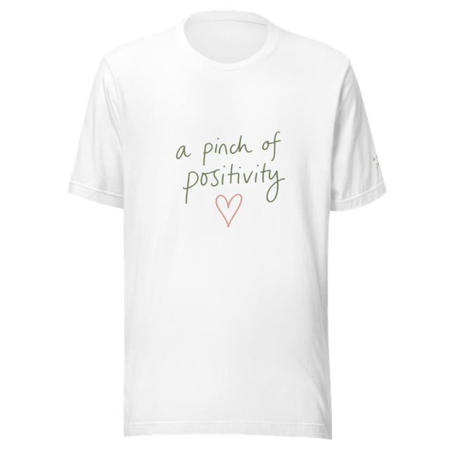 Pinch of positivity basic tee