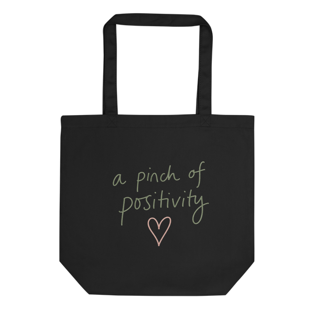 Pinch of positivity tote bag