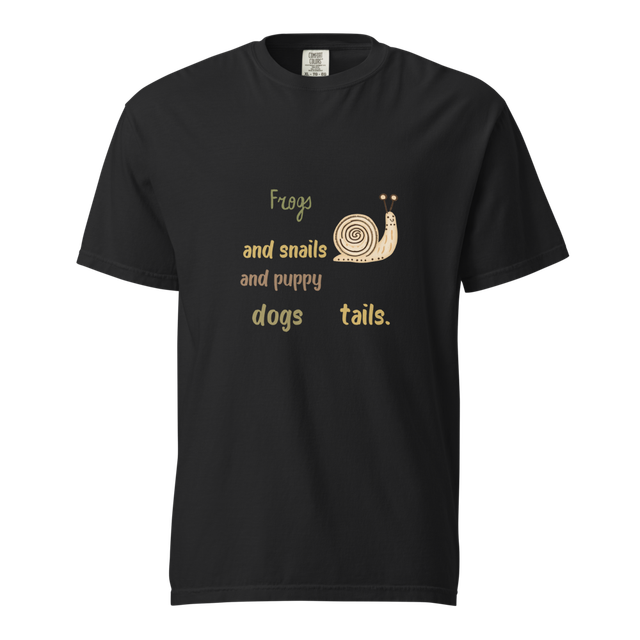 Men’s black puppy dog tails Tshirt
