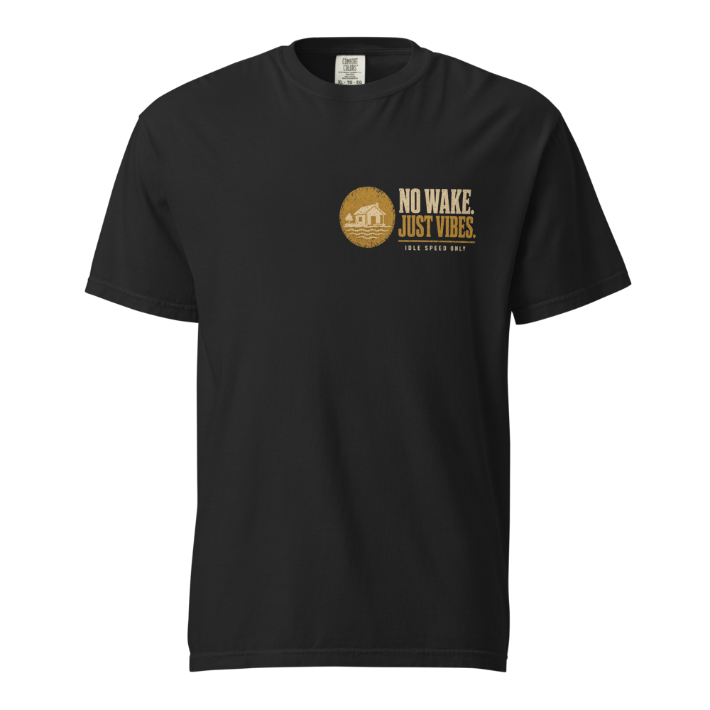 No Wake Just Vibes Comfort Colors Tee