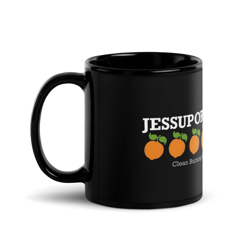 Jessup Orange Works Candle Black Mug