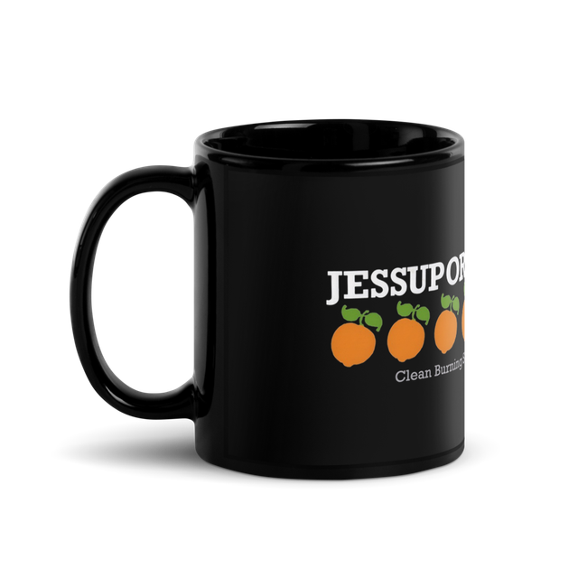 Jessup Orange Works Candle Black Mug