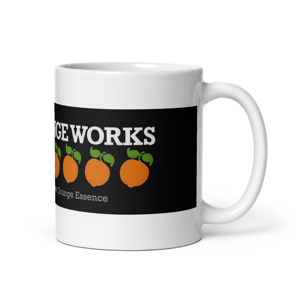 Jessup Orange Works Candle White Mug