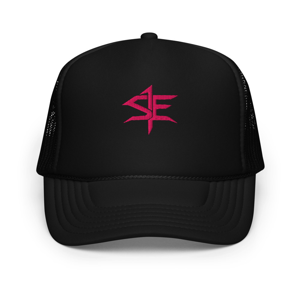 PINK SHARP EDGE TRUCKER HATS