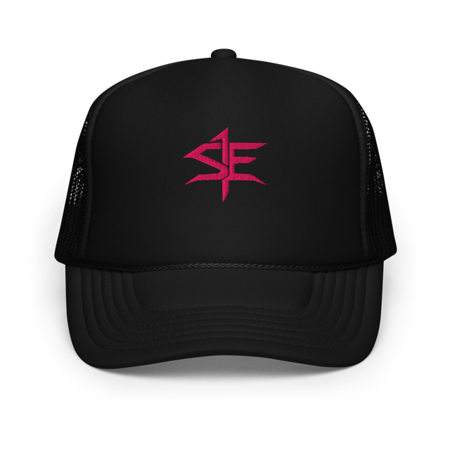 PINK SHARP EDGE TRUCKER HATS