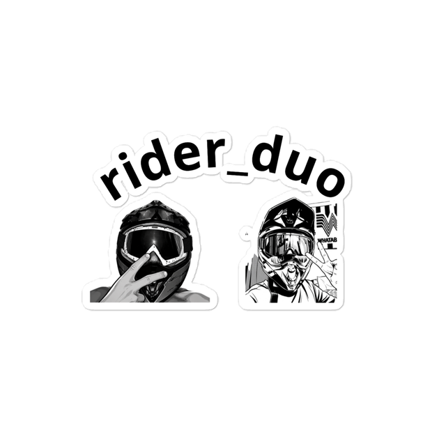 rider_duo sticker