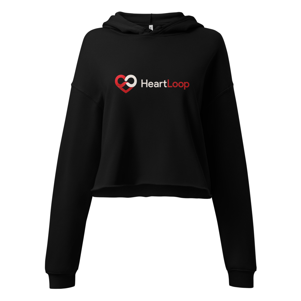 HeartLoop Cropped Hoodie
