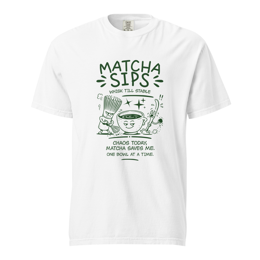 Matcha Sips Funny Matcha