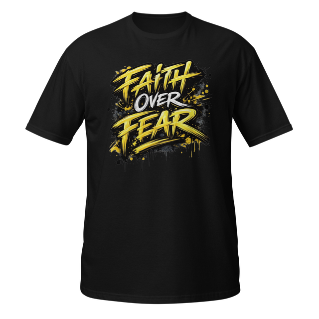 Faith Over Fear Shirt - Graffiti Streetwear Aesthe