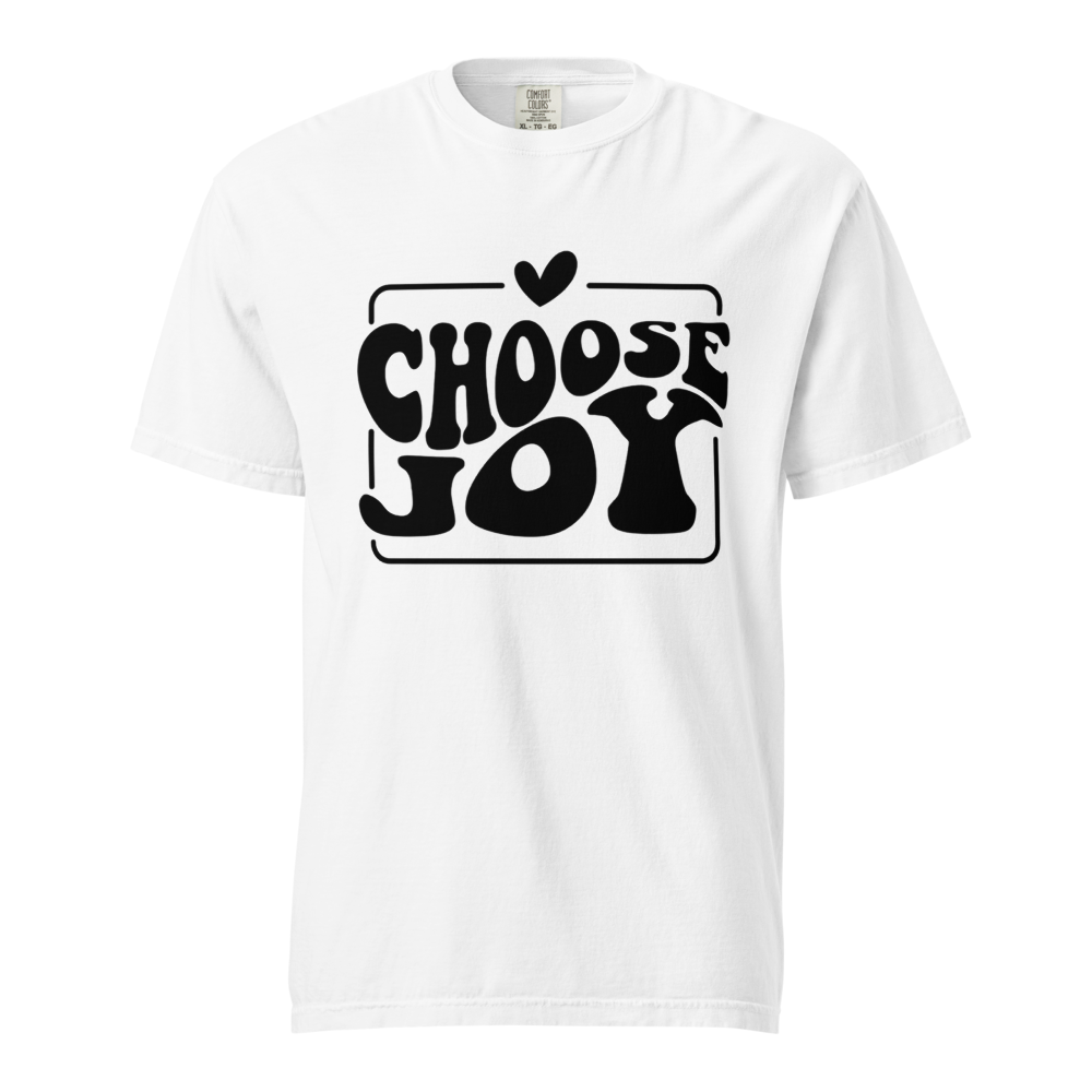 Choose Joy Graphic Shirt - Groovy Aesthetic Preppy