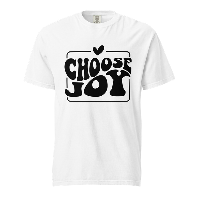 Choose Joy Graphic Shirt - Groovy Aesthetic Preppy