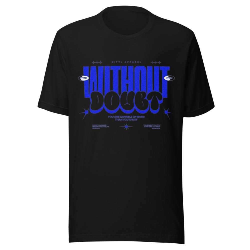 Without Doubt Graphic Shirt - Y2K Aesthetic Royal 