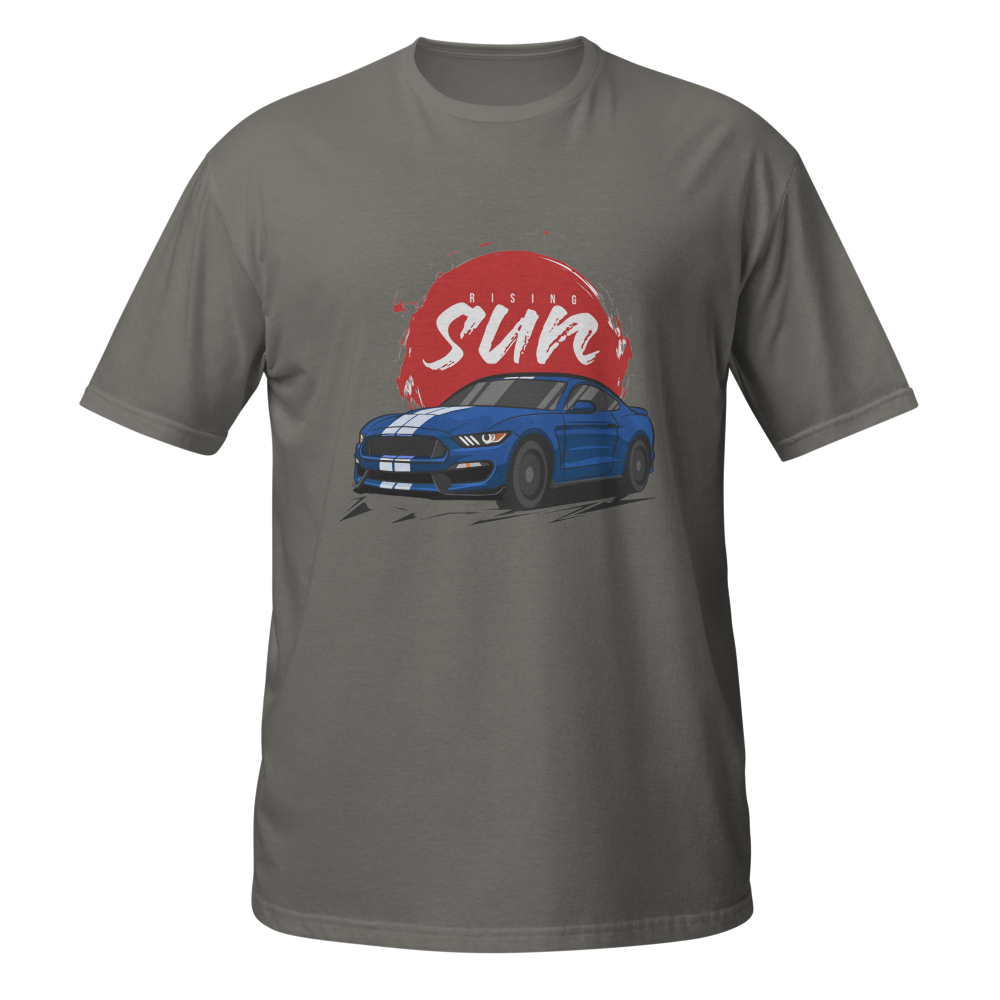 Rising Sun Blue Sports Car Graphic T-Shirt -ZL™