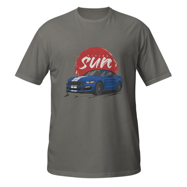 Rising Sun Blue Sports Car Graphic T-Shirt -ZL™