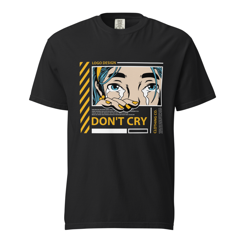 Don't Cry Anime Graphic T-Shirt - ZETA LUXURY ™