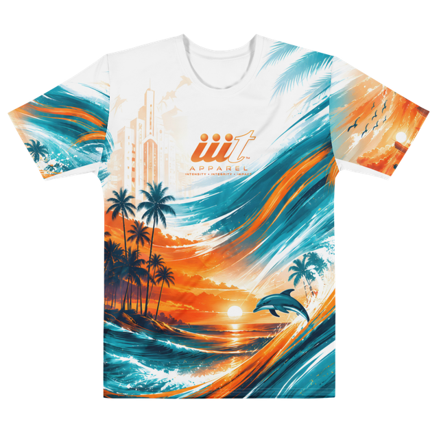 iiit Apparel South Beach All-Over Print Men's Crew